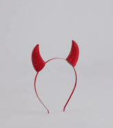 Wicked Glam Rhinestone Devil Horns Headband